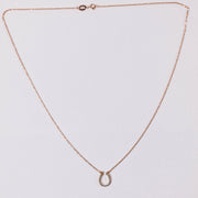 Diamond Horseshoe Necklace