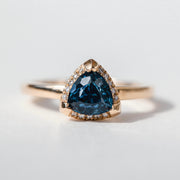 Trillion Montana Sapphire Ring