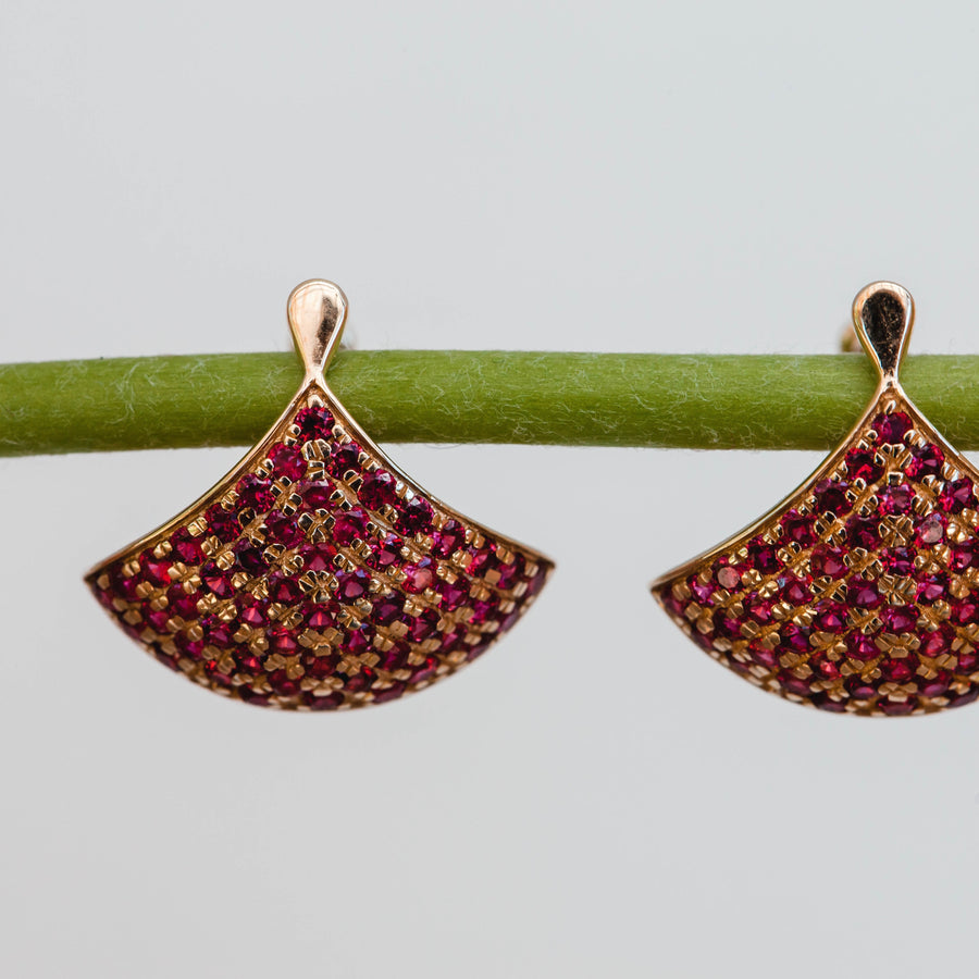 Ruby Disco Earrings
