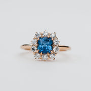 Magnolia Sapphire Petal Ring