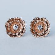 Diamond Poppy Earrings
