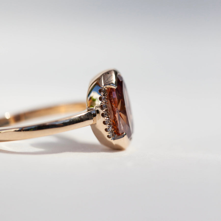 Melrose 3ct Fancy Pink Brown