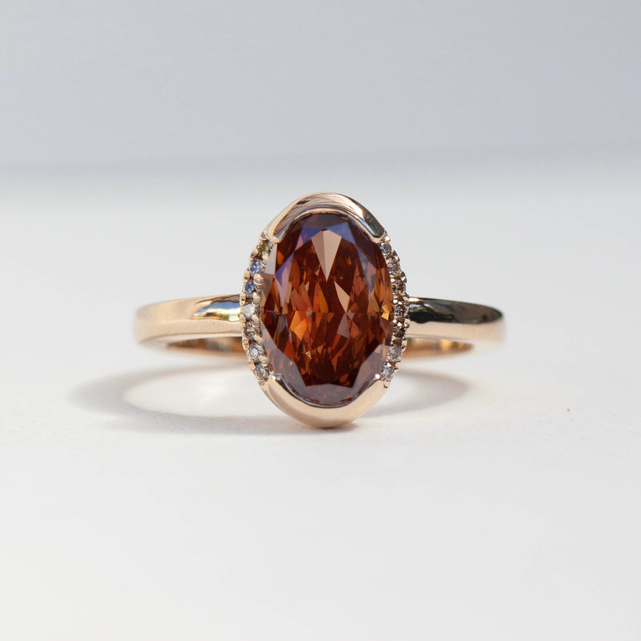 Melrose 3ct Fancy Pink Brown