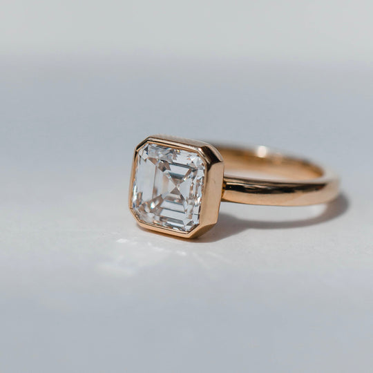 Asscher Prism Ring
