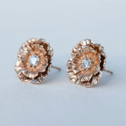 Diamond Poppy Earrings