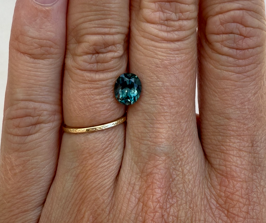 Melrose  Montana Sapphire Custom for Nick - Sapphire Invoice