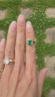 Custom Engagement Ring - Henry Emerald Ring - Final Invoice