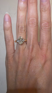 Zoë Step Cut Oval Ring