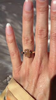 Champagne Compass Ring