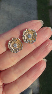Diamond Poppy Earrings