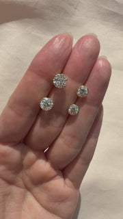 Bezel Diamond Studs