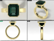 Custom Engagement Ring - Henry Emerald Ring - Emerald Invoice