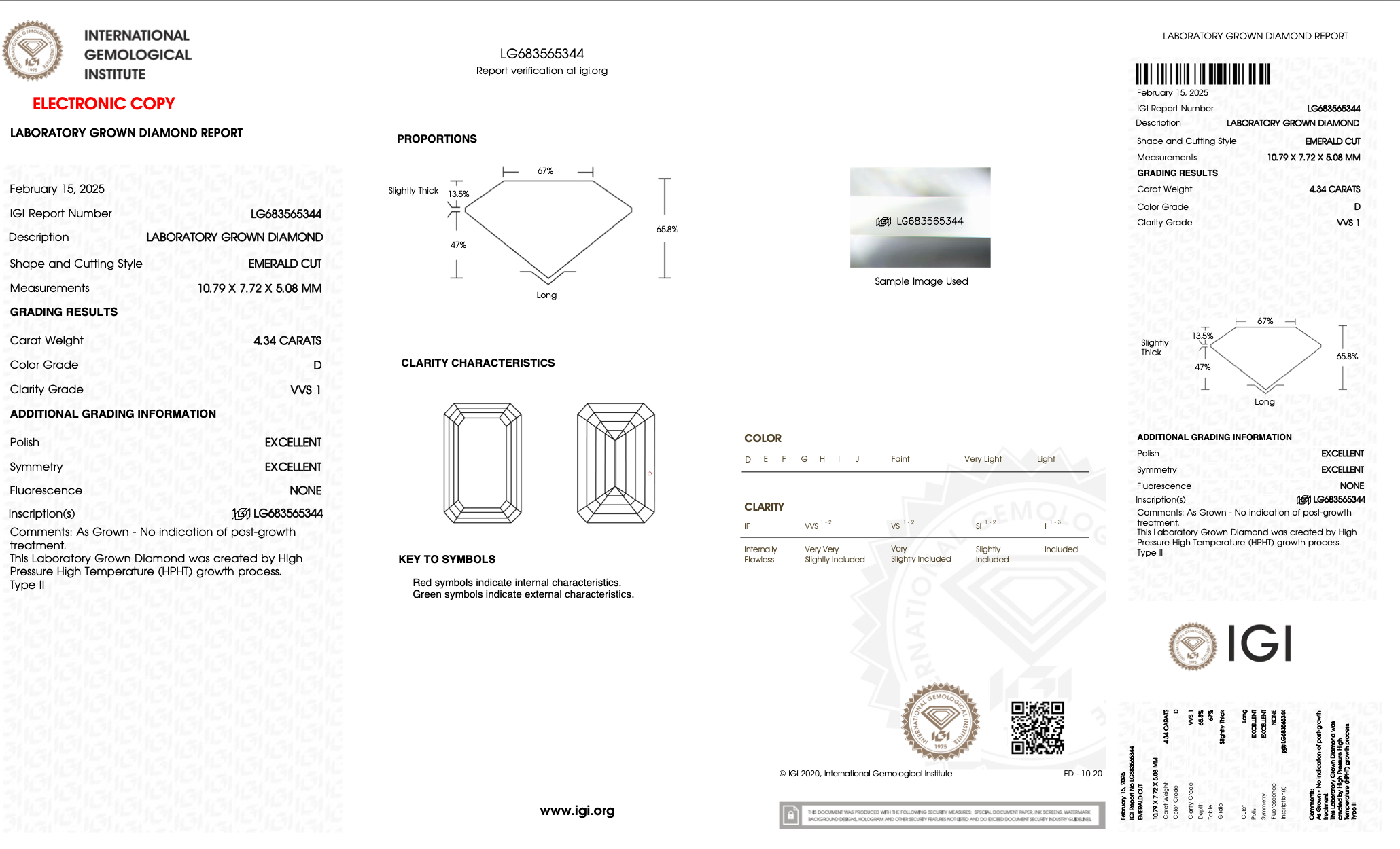 Custom Engagement Ring - Kylie Diamond Invoice