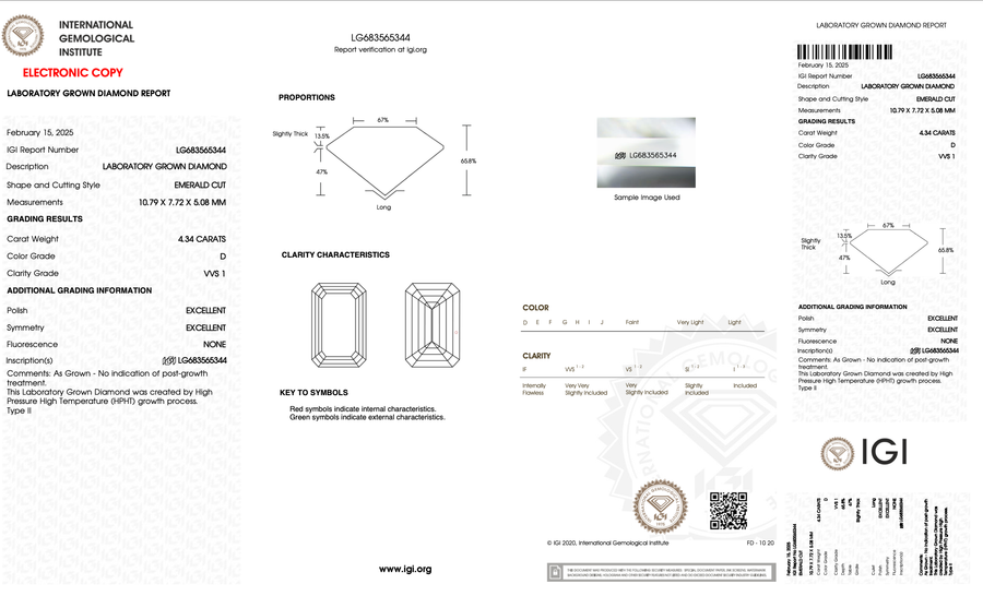 Custom Engagement Ring - Kylie Diamond Invoice